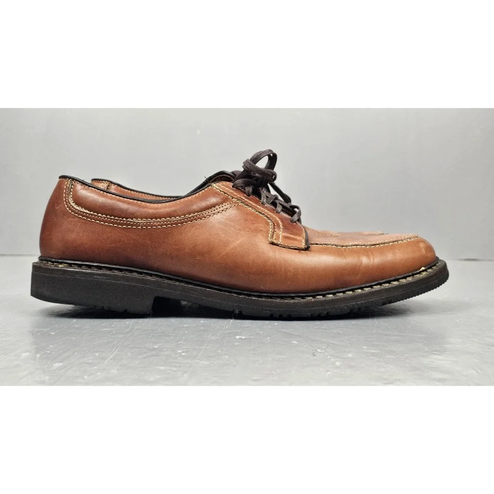 Allen Edmonds Wilbert Dress Shoes Mens Size 10.5 D Brown Leather Casual Made USA